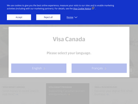 'visa.ca' screenshot