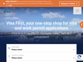 'visafirst.com' screenshot