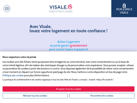 'visale.fr' screenshot