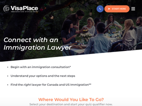 'visaplace.com' screenshot