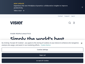 'visier.com' screenshot
