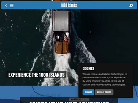 'visit1000islands.com' screenshot