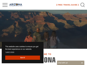 'visitarizona.com' screenshot
