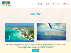 'visitaruba.com' screenshot