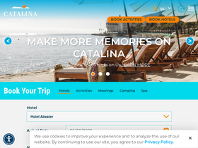 'visitcatalinaisland.com' screenshot