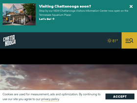 'visitchattanooga.com' screenshot