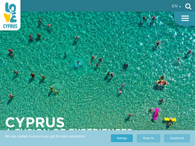 'visitcyprus.com' screenshot