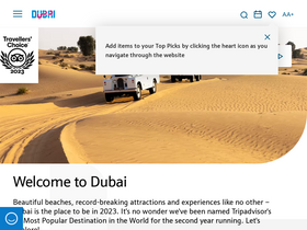 'visitdubai.com' screenshot