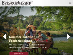 'visitfredericksburgtx.com' screenshot