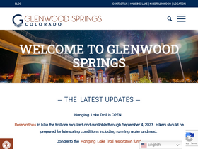'visitglenwood.com' screenshot