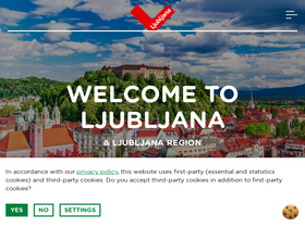 'visitljubljana.com' screenshot