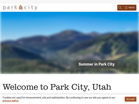 'visitparkcity.com' screenshot