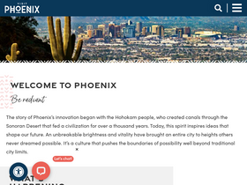 'visitphoenix.com' screenshot
