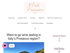 'visitproseccoitaly.com' screenshot