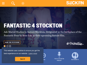 'visitstockton.org' screenshot