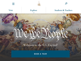 'visitthecapitol.gov' screenshot