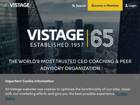 'vistage.com' screenshot