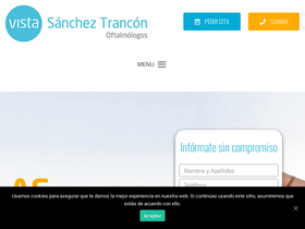 'vistasancheztrancon.com' screenshot