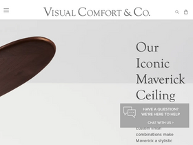 'visualcomfort.com' screenshot