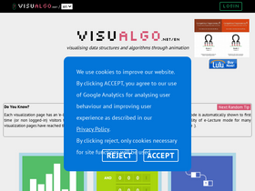 'visualgo.net' screenshot