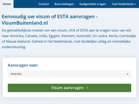 'visumbuitenland.nl' screenshot