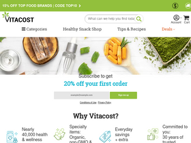 'vitacost.com' screenshot