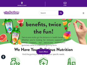 'vitafusion.com' screenshot