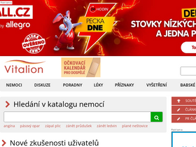 'vitalion.cz' screenshot