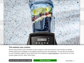 'vitamix.com' screenshot