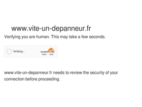 'vite-un-depanneur.fr' screenshot