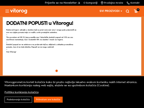 'vitorogpromet.rs' screenshot