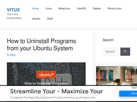 'vitux.com' screenshot
