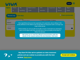 'vivaair.com' screenshot