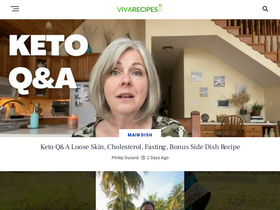 'vivarecipes.com' screenshot