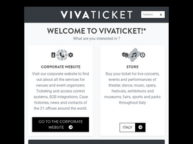 'vivaticket.it' screenshot
