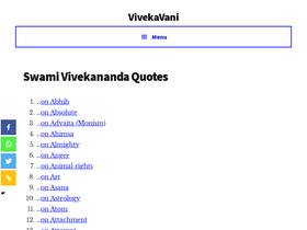 'vivekavani.com' screenshot