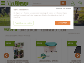 'vivelelevage.com' screenshot