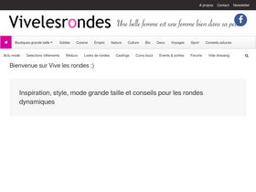 'vivelesrondes.com' screenshot