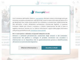 'viverepiusani.it' screenshot