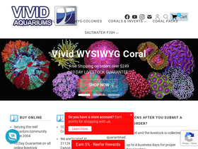 'vividaquariums.com' screenshot