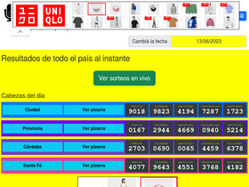 'vivitusuerte.com' screenshot
