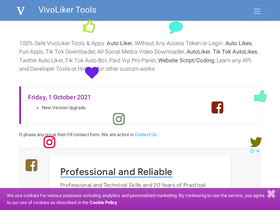 'vivoliker.com' screenshot