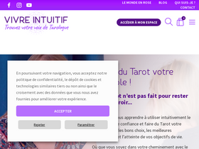 'vivre-intuitif.com' screenshot
