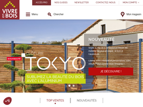 'vivreenbois.com' screenshot