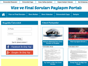 'vizefinalsorupaylasimi.com' screenshot