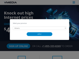 'vmedia.ca' screenshot