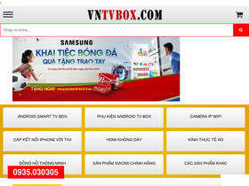 'vntvbox.com' screenshot