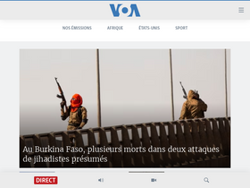 'voaafrique.com' screenshot