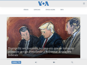 'voaportugues.com' screenshot