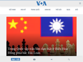 'voatiengviet.com' screenshot